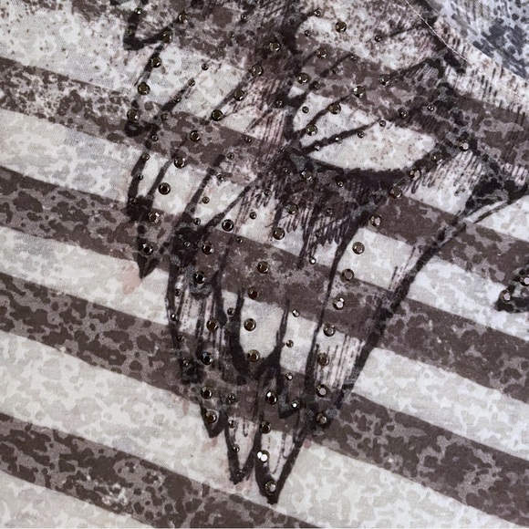 Rock & Republic Angel Wings Cap Sleeves Top Size XS EUC - Picture 5 of 5